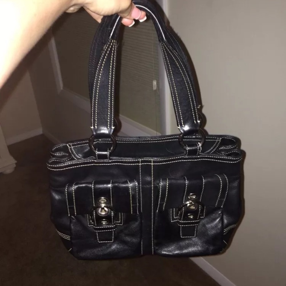 Black coach bag